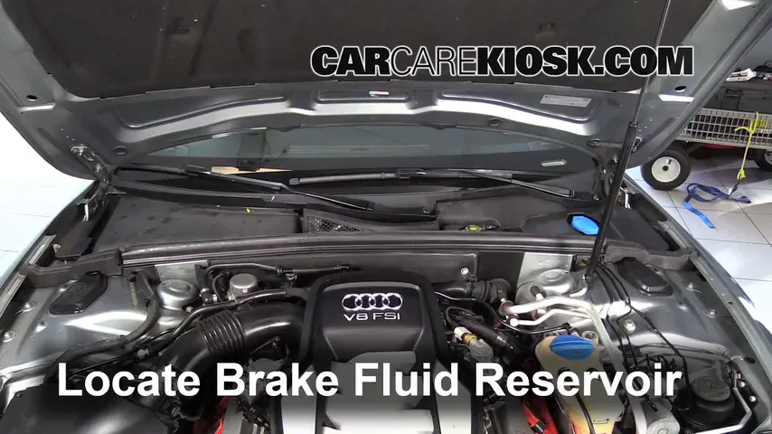 2008 Audi S5 4.2L V8 Brake Fluid